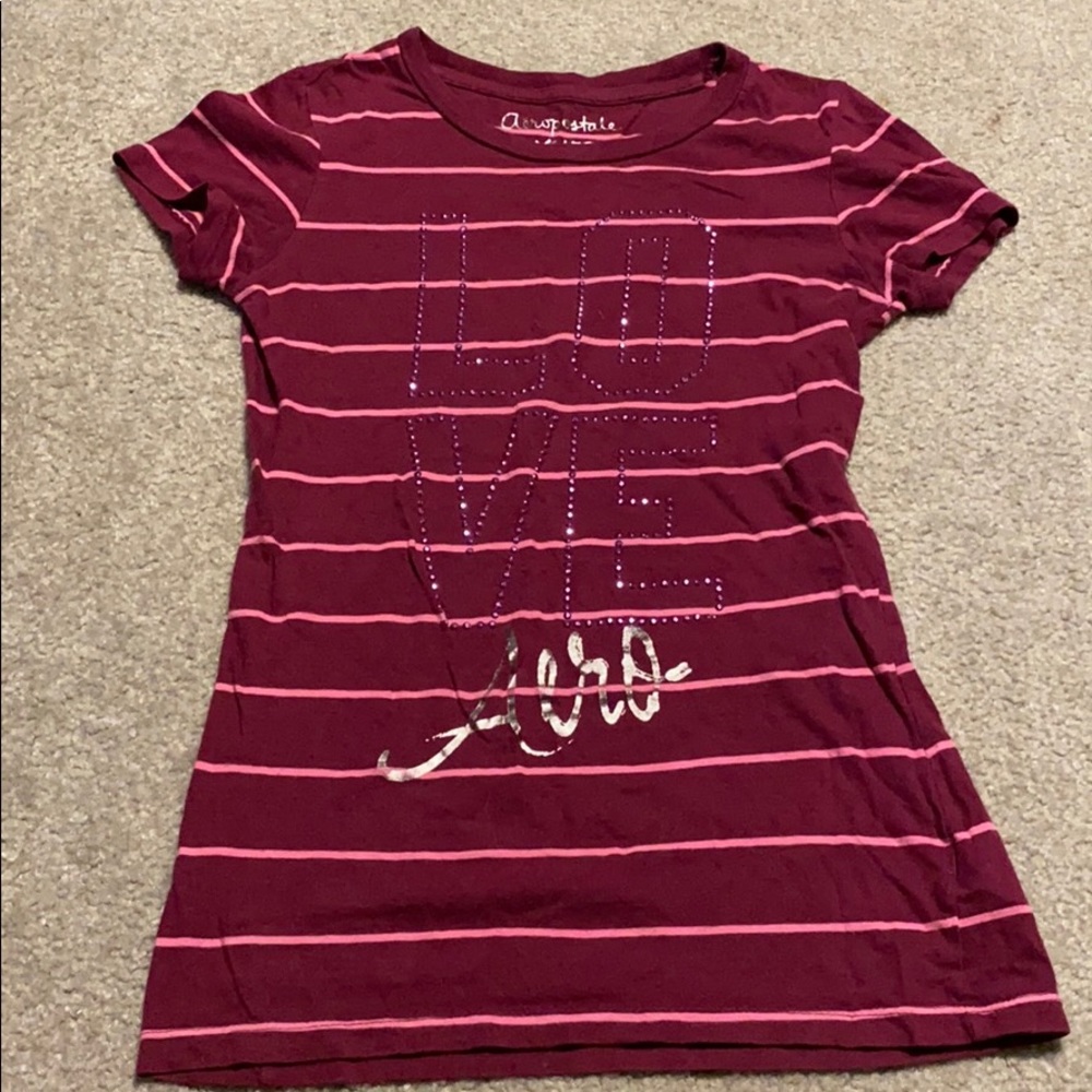 Dark purple Aeropostale’s shirt